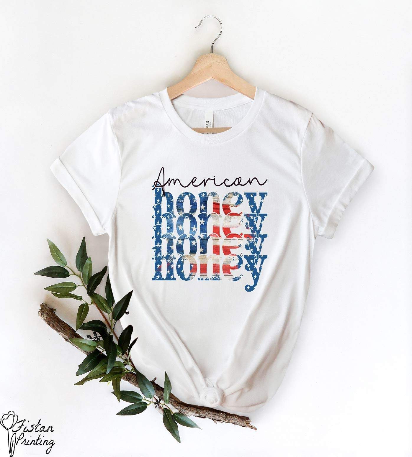 American Honey Shirt,Fourth Of July Shirt,American Shirt,4Th July Shirt,God Bless America Shirt, Merica Shirt,Patriotic Shirt,Patriotic T-Shirt