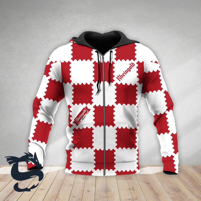 Gorgeous Gingham Rheingold Beer Hoodie & Zip Hoodie