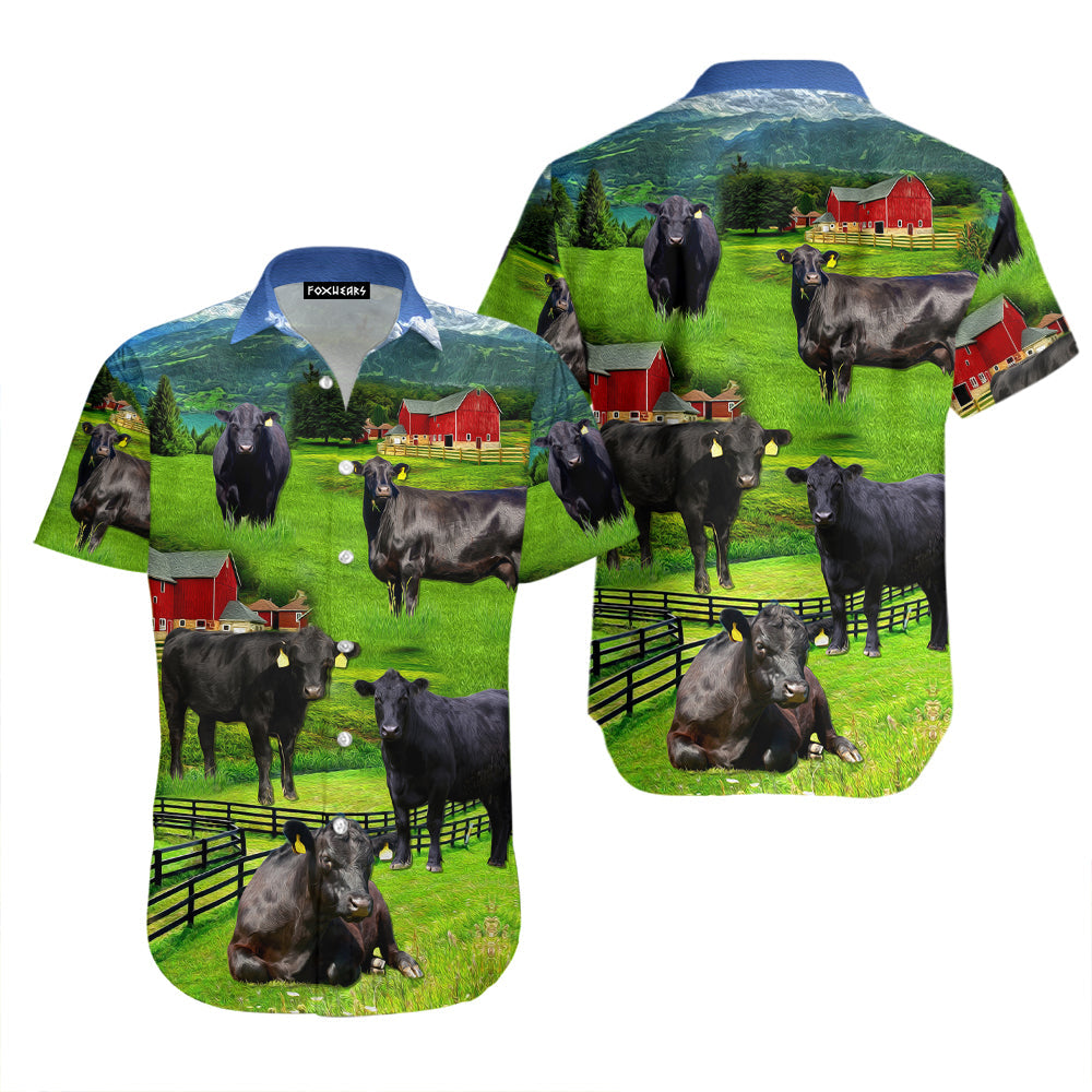 Black Angus Cattle Love Farm Hawaii Shirt For Men And Women Ha59260