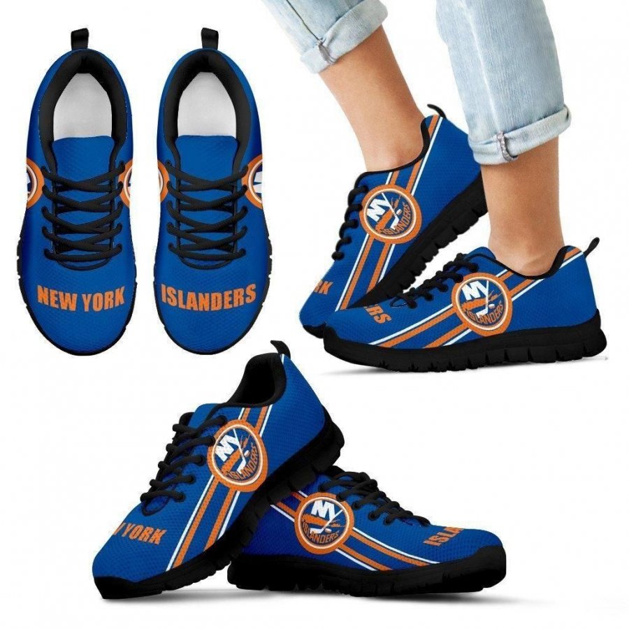 Fall Of Light New York Islanders Sneakers #514