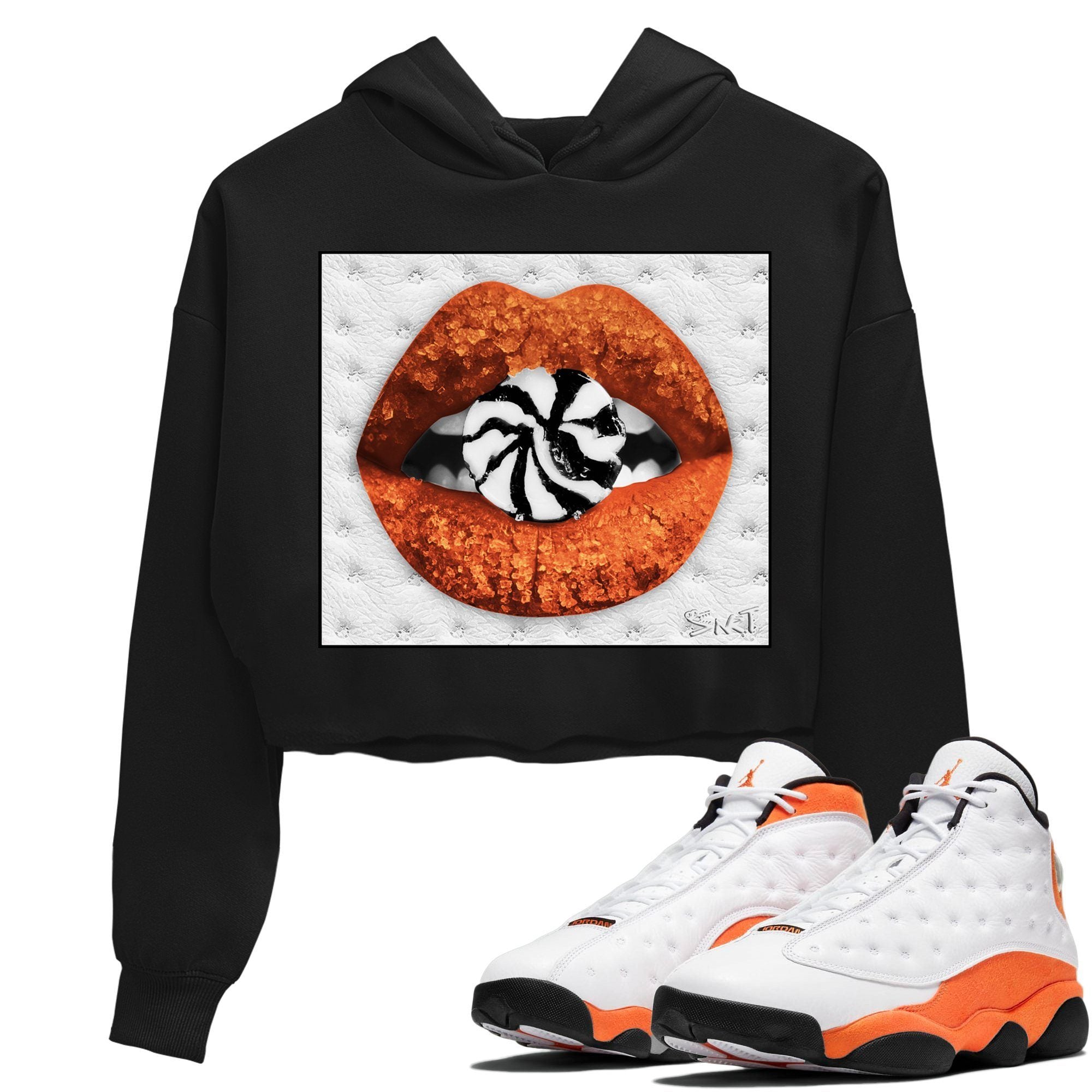 Lips Candy Crop Hoodie – Air Jordan 13 Starfish