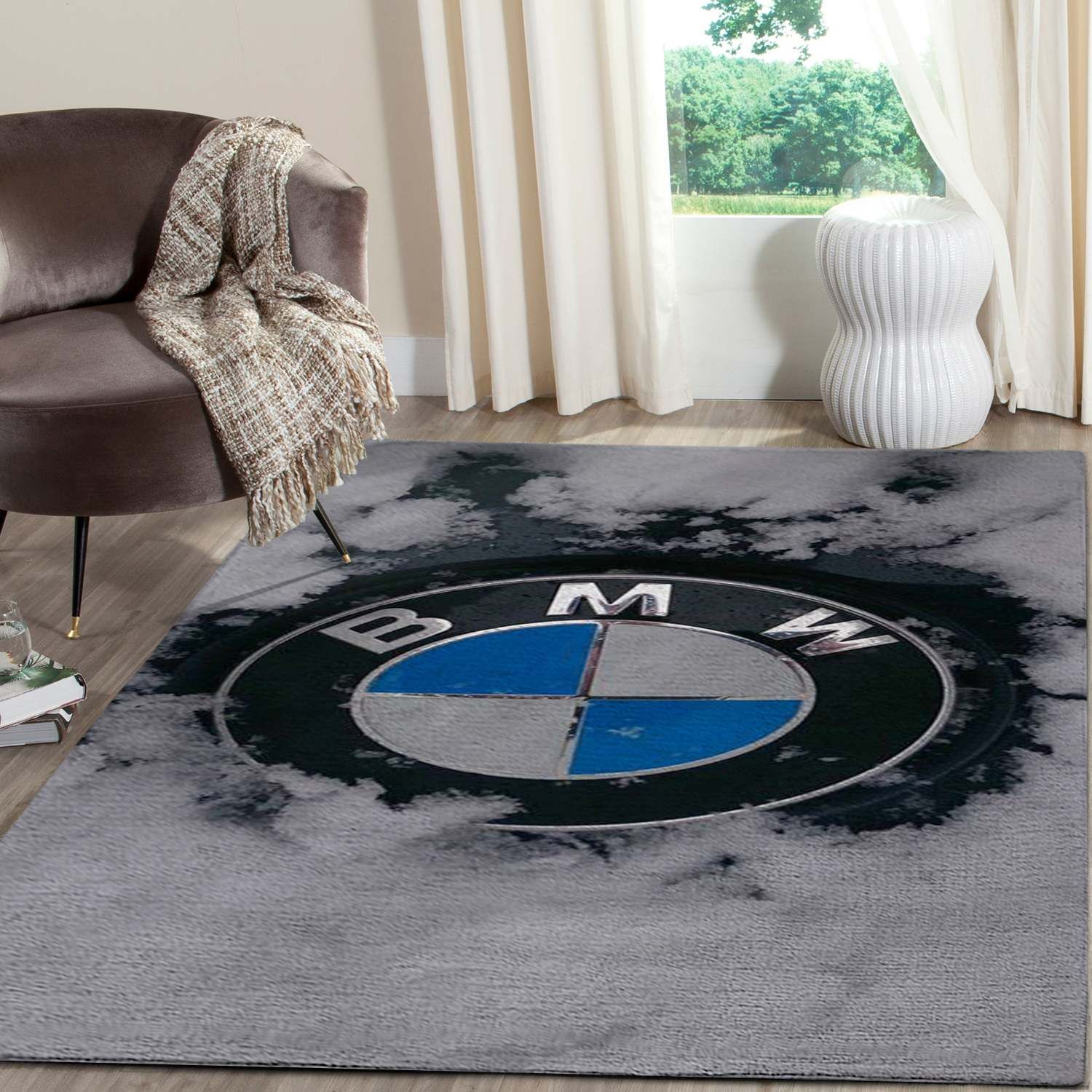 BMW Logo SuperCars Area Rugs Living Room Carpet FN151217 Local Brands Floor Decor