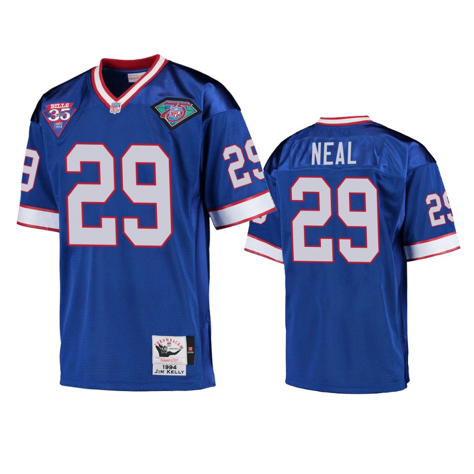 Buffalo Bills Siran Neal Royal Vintage Replica Jersey – Men