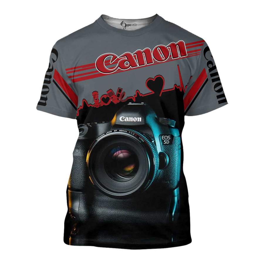 Canon Camera 3D All Over Printed Shirts for Men and Women – Zeleton Store