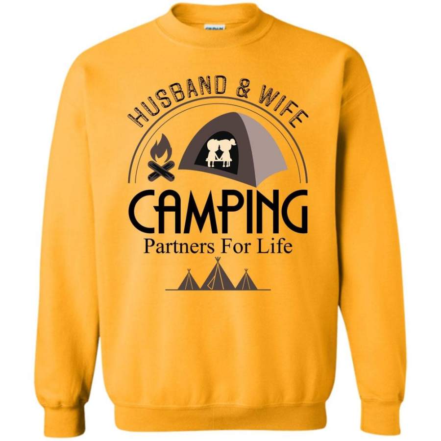 Coolest Camping Couple T Shirt, Husband & Wife Sweatshirt