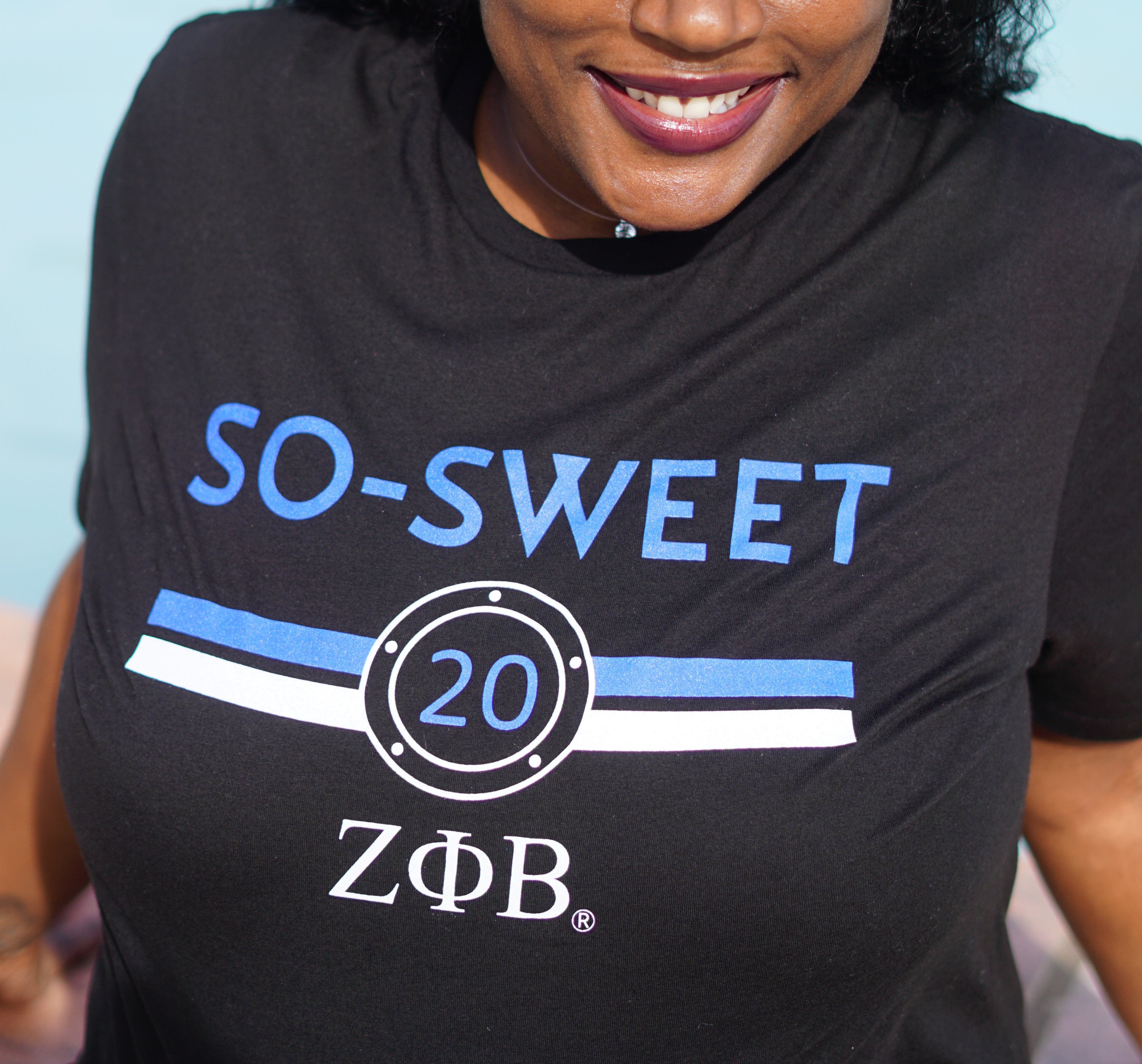 Zeta Phi Beta Sorority Stripes T-Shirt