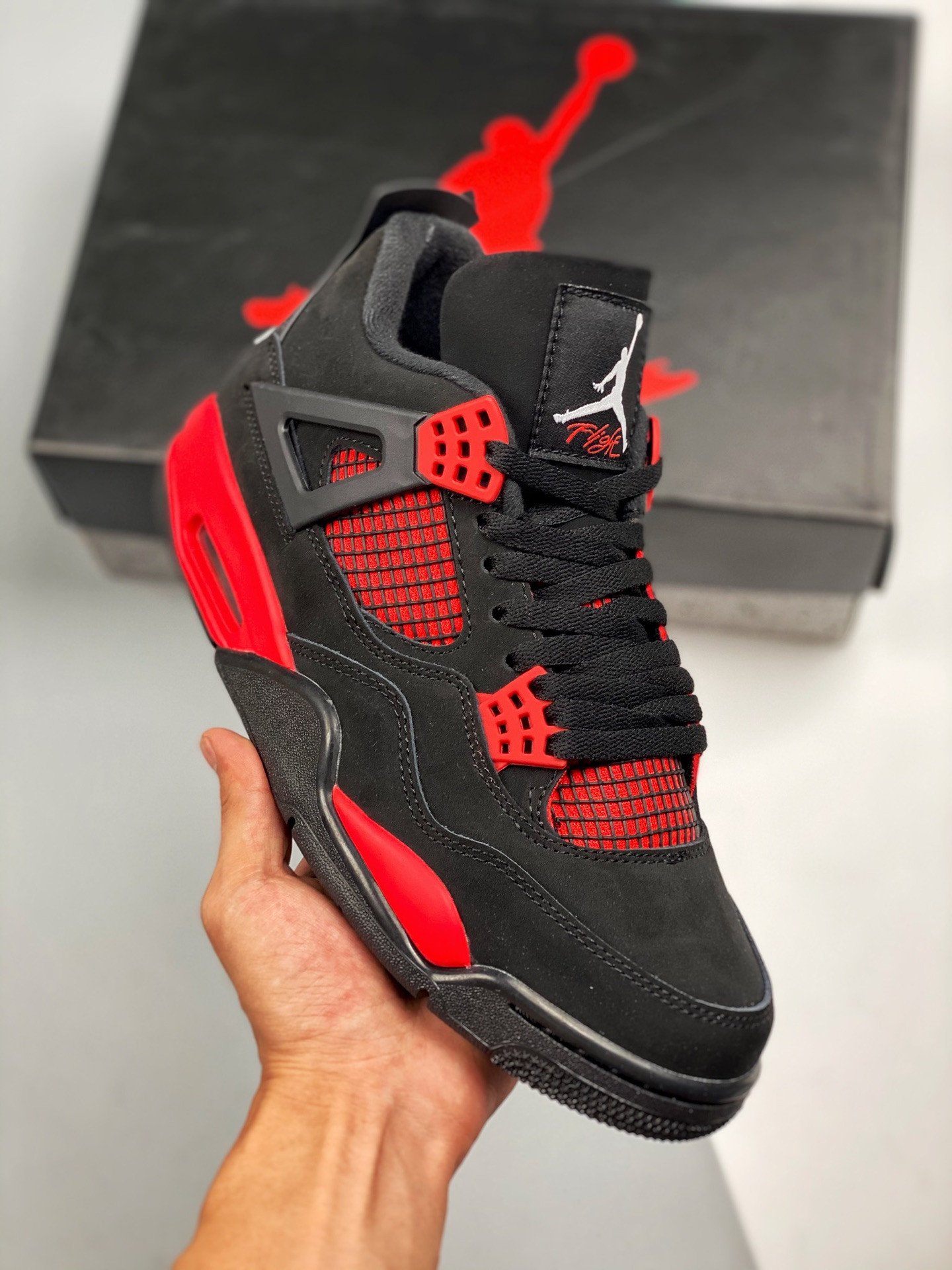 Jordan 4 Retro Red Thunder 601679