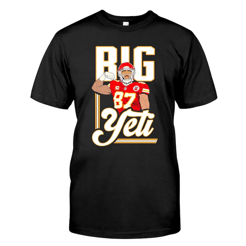 Travis Player Football Kelce Big Yeti Shirt  Travis Fan Kelce Shirt  Kelce Big Yeti Shirt