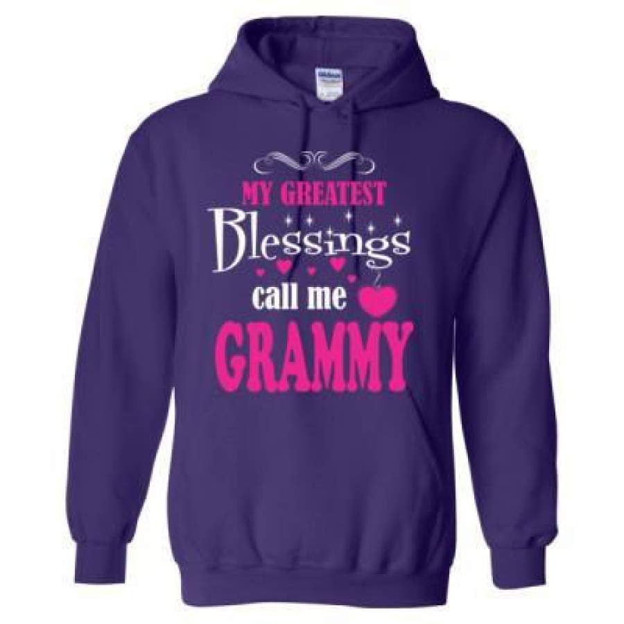 AGR My Greatest Blessings Call Me Grammy – Heavy Blend™ Hooded Sweatshirt