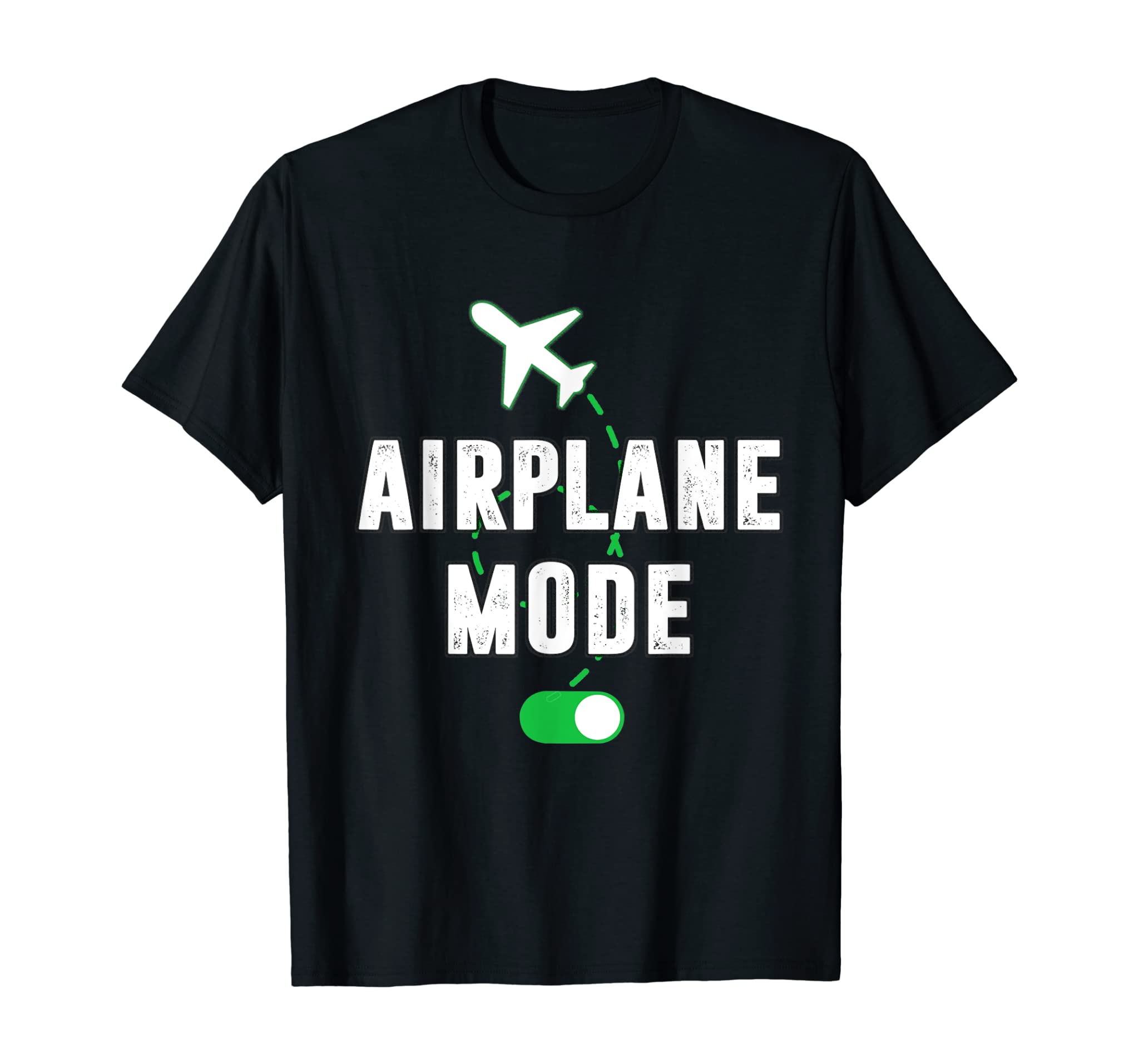 Airplane mode on vacation summer t-shirt