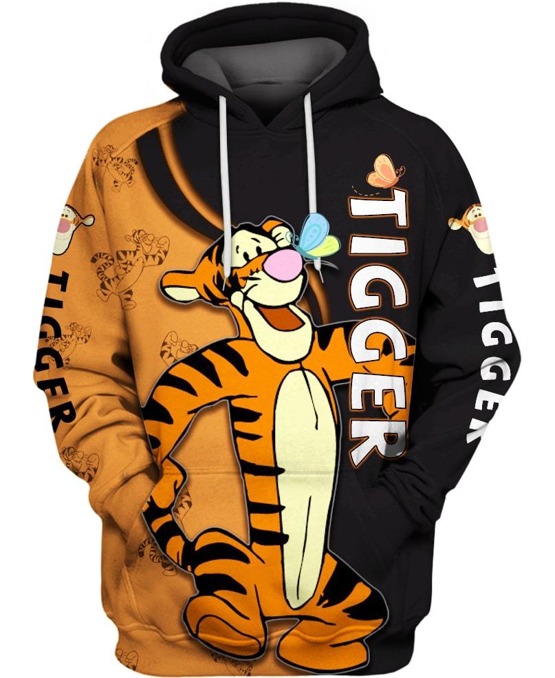 (Beautiful) Tigger Walt DN 3D Hoodie, Zip Hoodie Cartoon – Tigger Hoodie  Gift For Kid, Gift For Her, Gift For Him