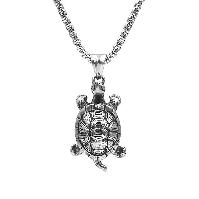 Stainless Steel Animal Of Sea Turtle Necklace Jewelry