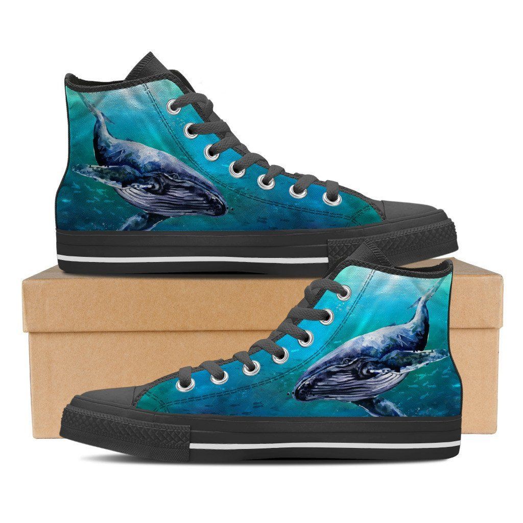 Humpback Whale -Clearance High Top Shoes Sneakers