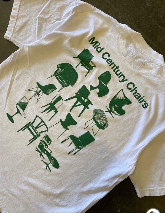 Vintage Mid Century Chairs Shirt Outfit