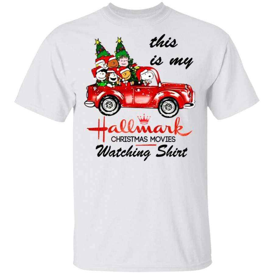 Snoopy This Is My Hallmark Christmas Movie Watching Sweatshirt, Hoodie, Long Sleeve