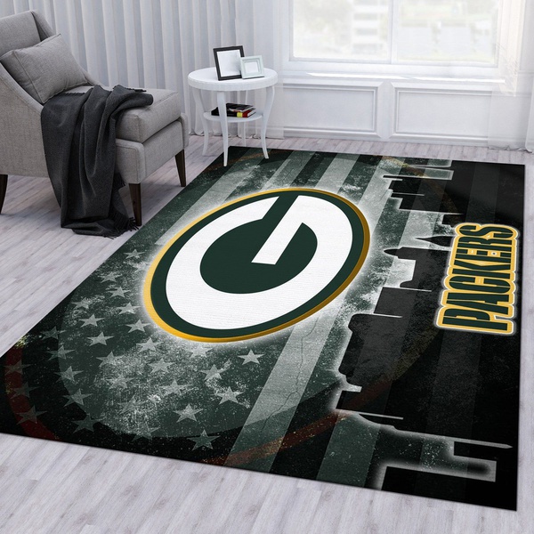 Green Bay Packers Area Rug Living Room Rug Floor Decor Home Decor