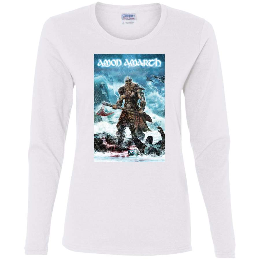 AGR Amon Amarth Ladies’ Cotton LS T-Shirt