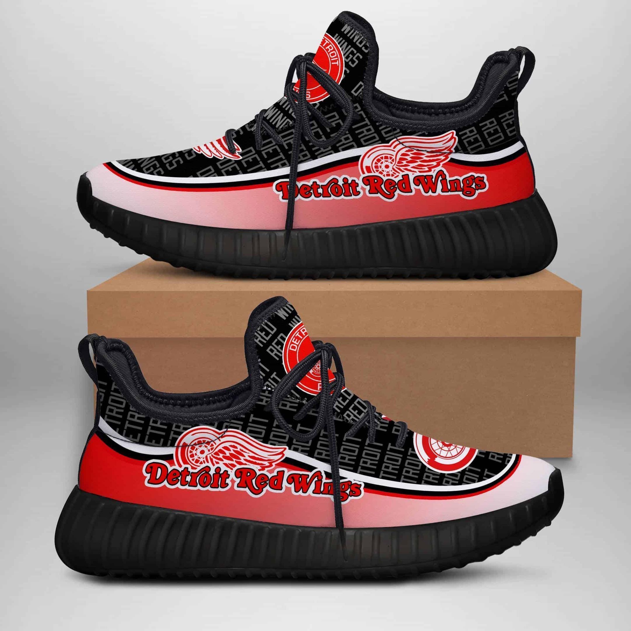 Detroit Red Wings Yeezy Sneakers V2 Custom Shoes