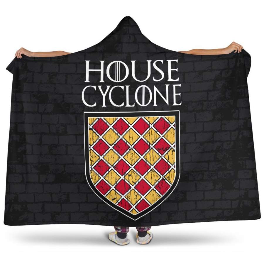Iowa State Cyclones Fans Unofficial House Cyclone Hoodie Blanket Snuggie