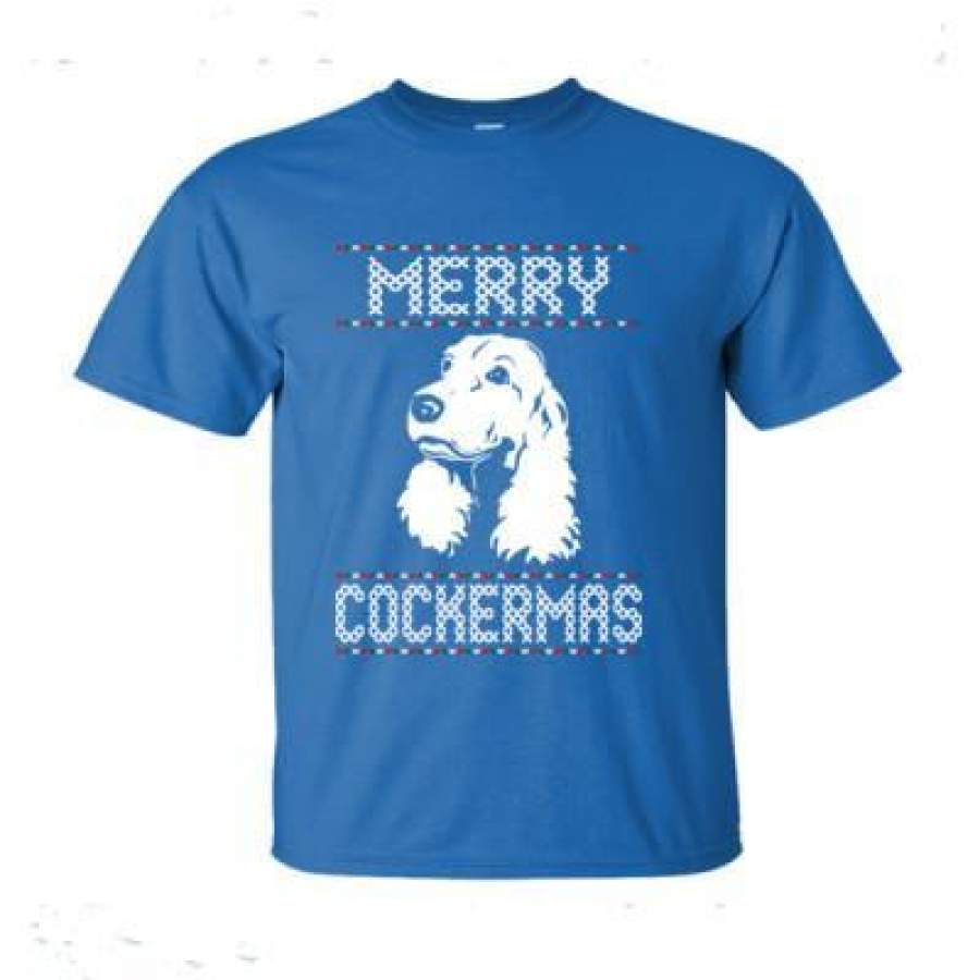 AGR Merry Cockermas Ugly Christmas Sweater – Ultra-Cotton T-Shirt