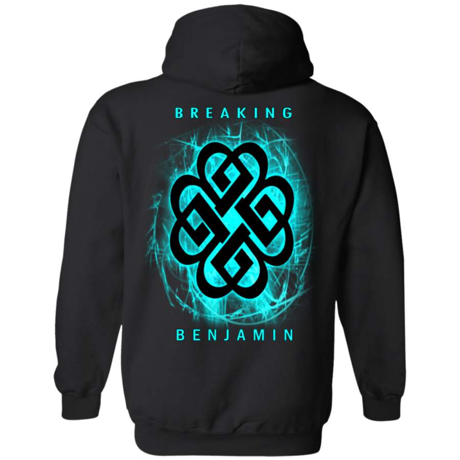 Breaking Benjamin Celtic Knot Back print Pullover Hoodie