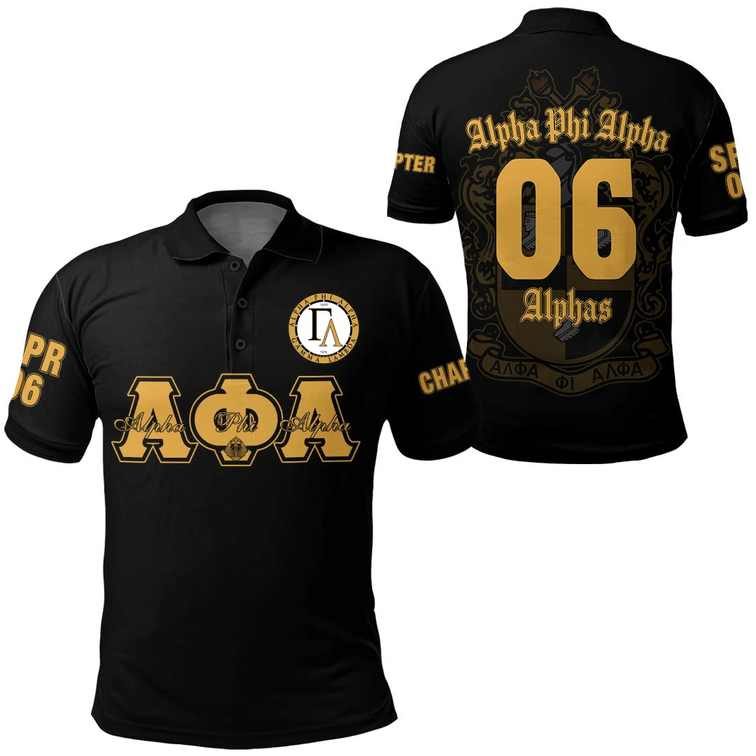 Africa Zone Polo Shirt – Alpha Phi Alpha Gamma Mu Lambda Chapter Polo Shirt A7