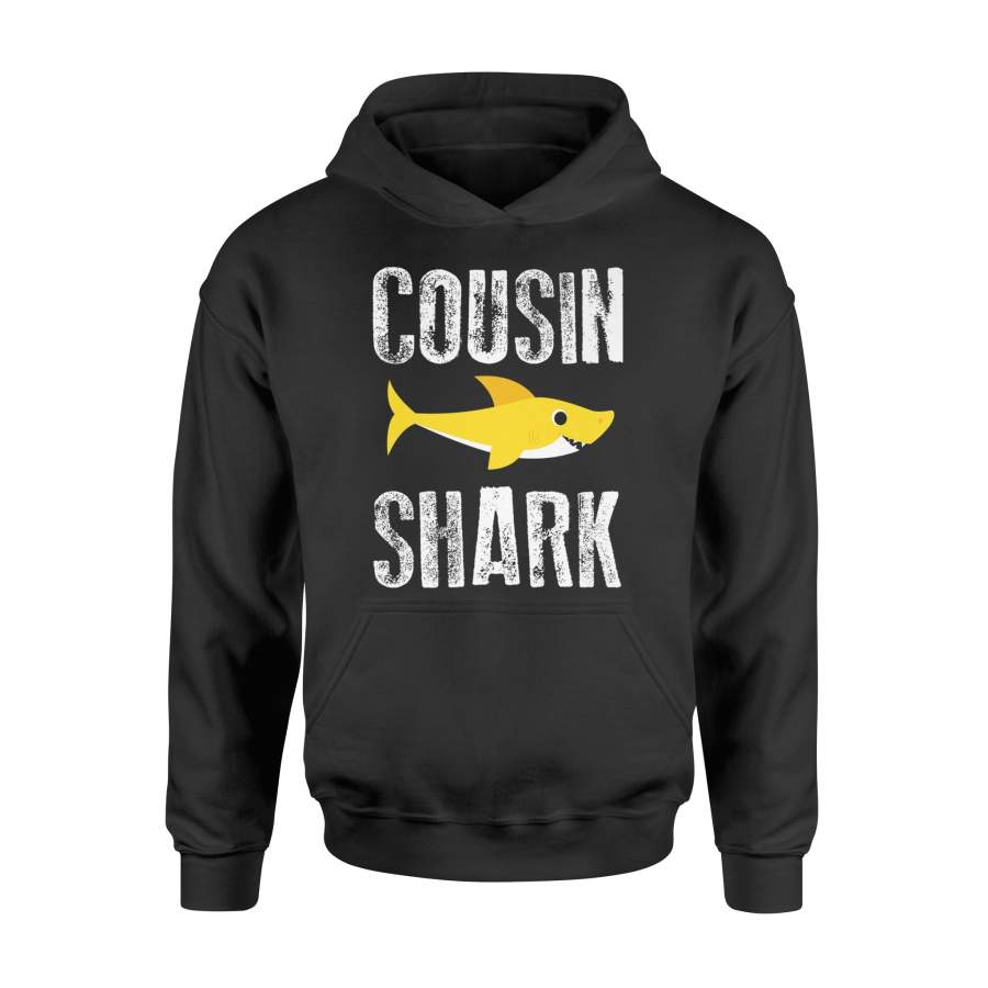 Cousin Shark Future Relative Funny Family Novelty Hoodie