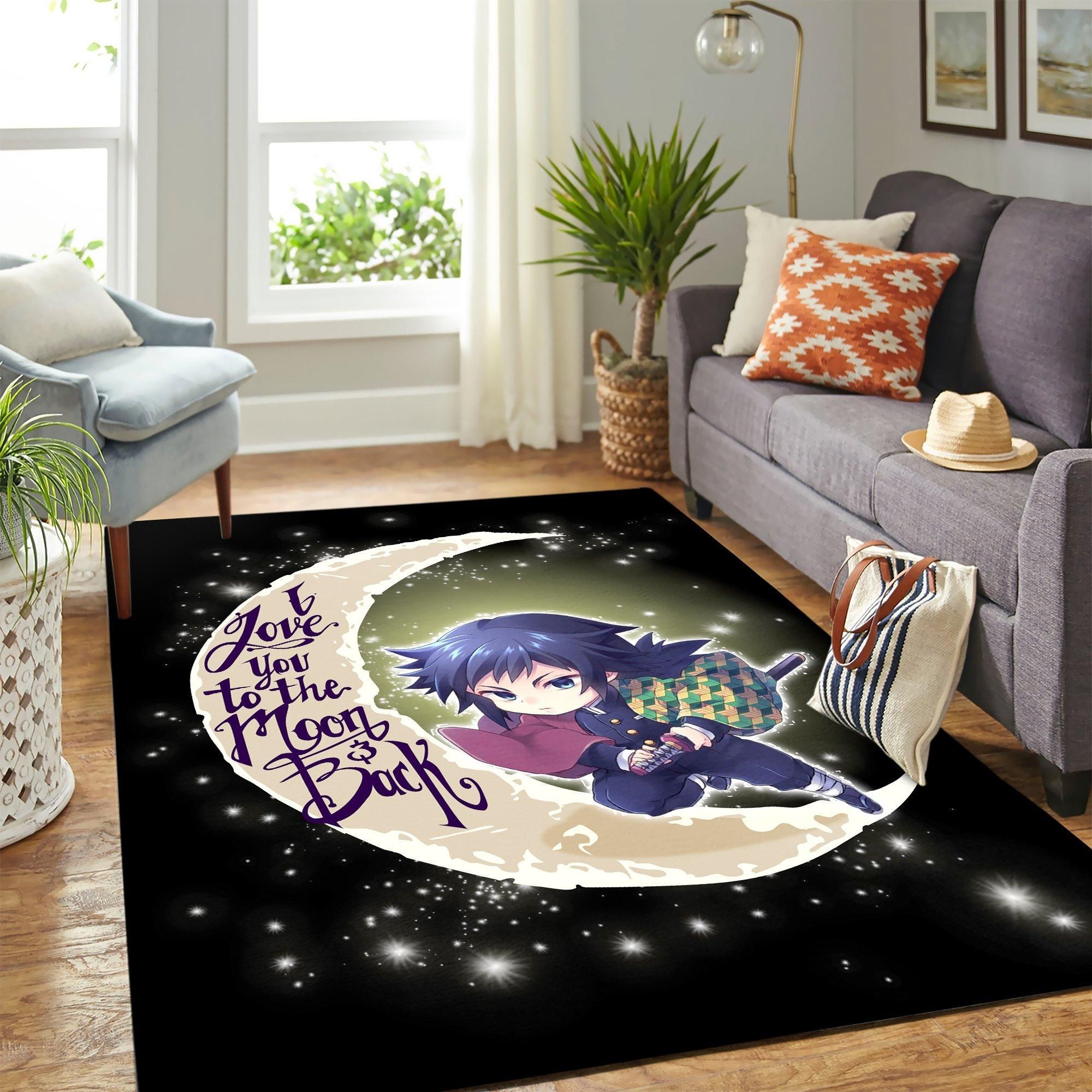 Evil Demon SlayerArea Rug Anime Carpet – Home Decor – Bedroom Living Room Décor