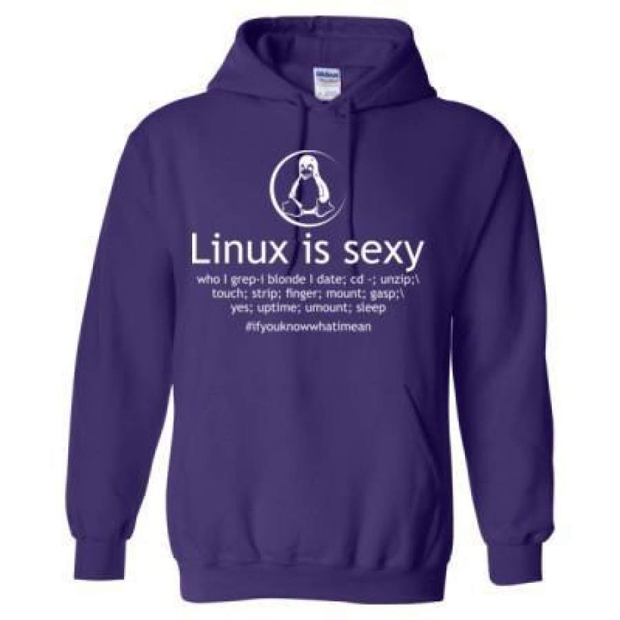 AGR Linux Is Sexy – Heavy Blend™ Hooded Sweatshirt