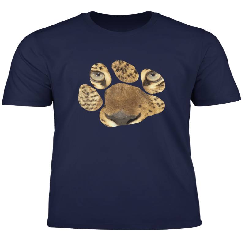 Tiger Augen Animal Print Leopard Paw Cheetah Lion Katze T Shirt