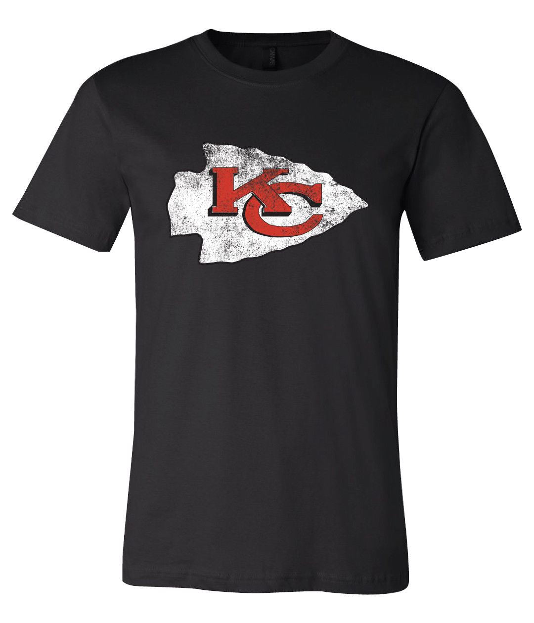 Kansas City Chiefs Distressed Vintage Logo  Shirt