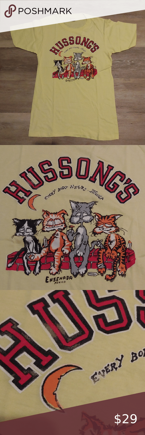 Vintage Hussong S Ensenada Tequila Graphic Shirt Vintage Hussong S Ensenada Tequila Grap Shirt