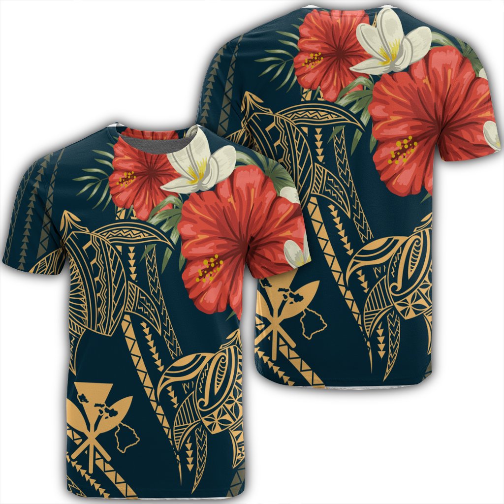 Hawaiian Polynesian Turtle Hibiscus Nolan Style Ah Ha102318