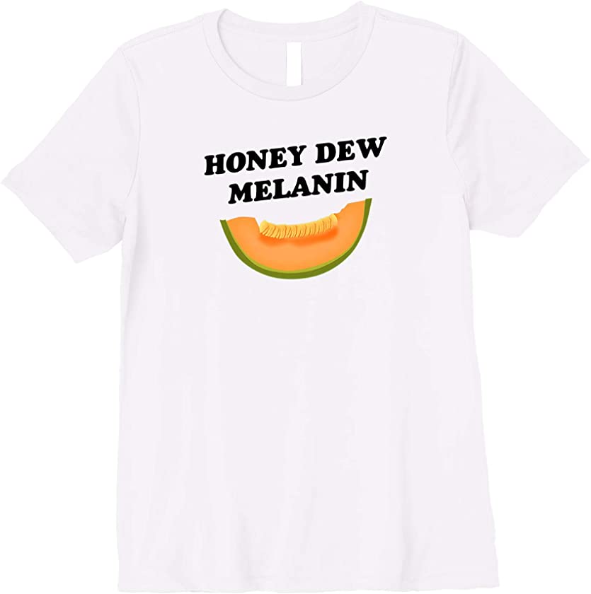 Womens Honey Dew Melanin Melon – Black Pride Juneteenth 2021 Premium T-Shirt