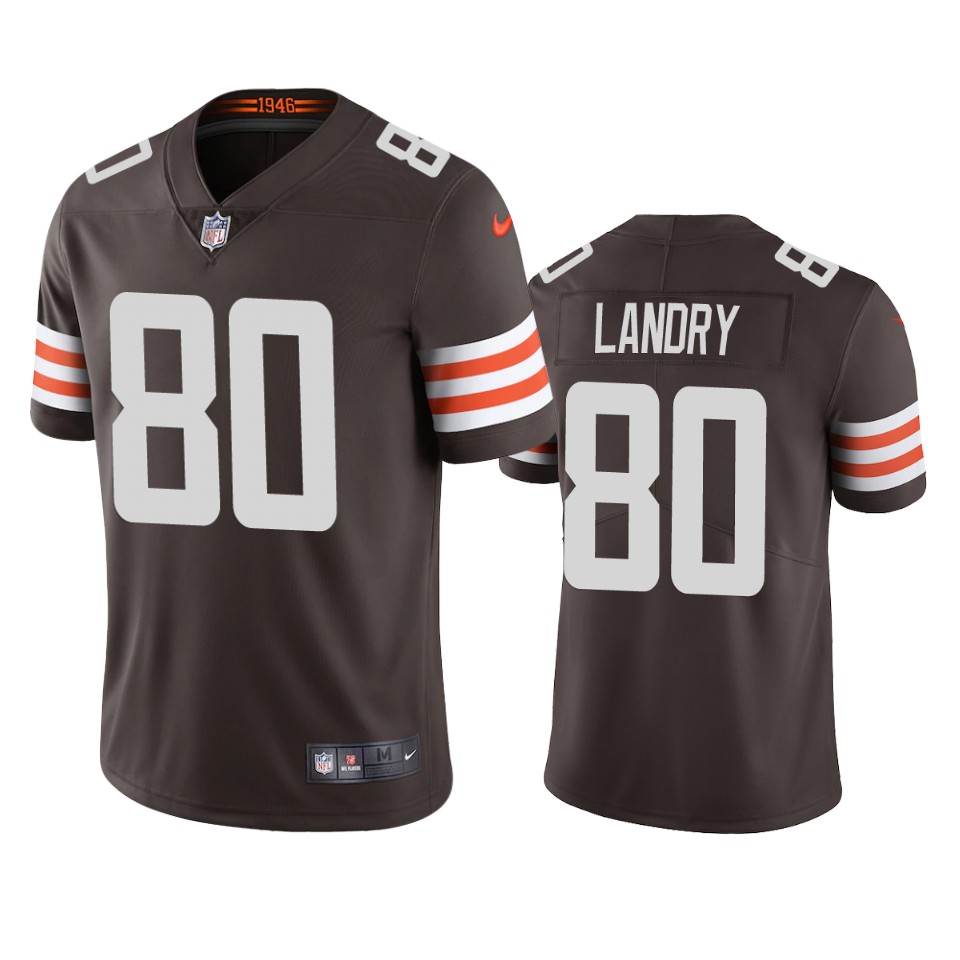 Cleveland Browns Jarvis Landry Brown 2020 Vapor Limited Jersey – Mens