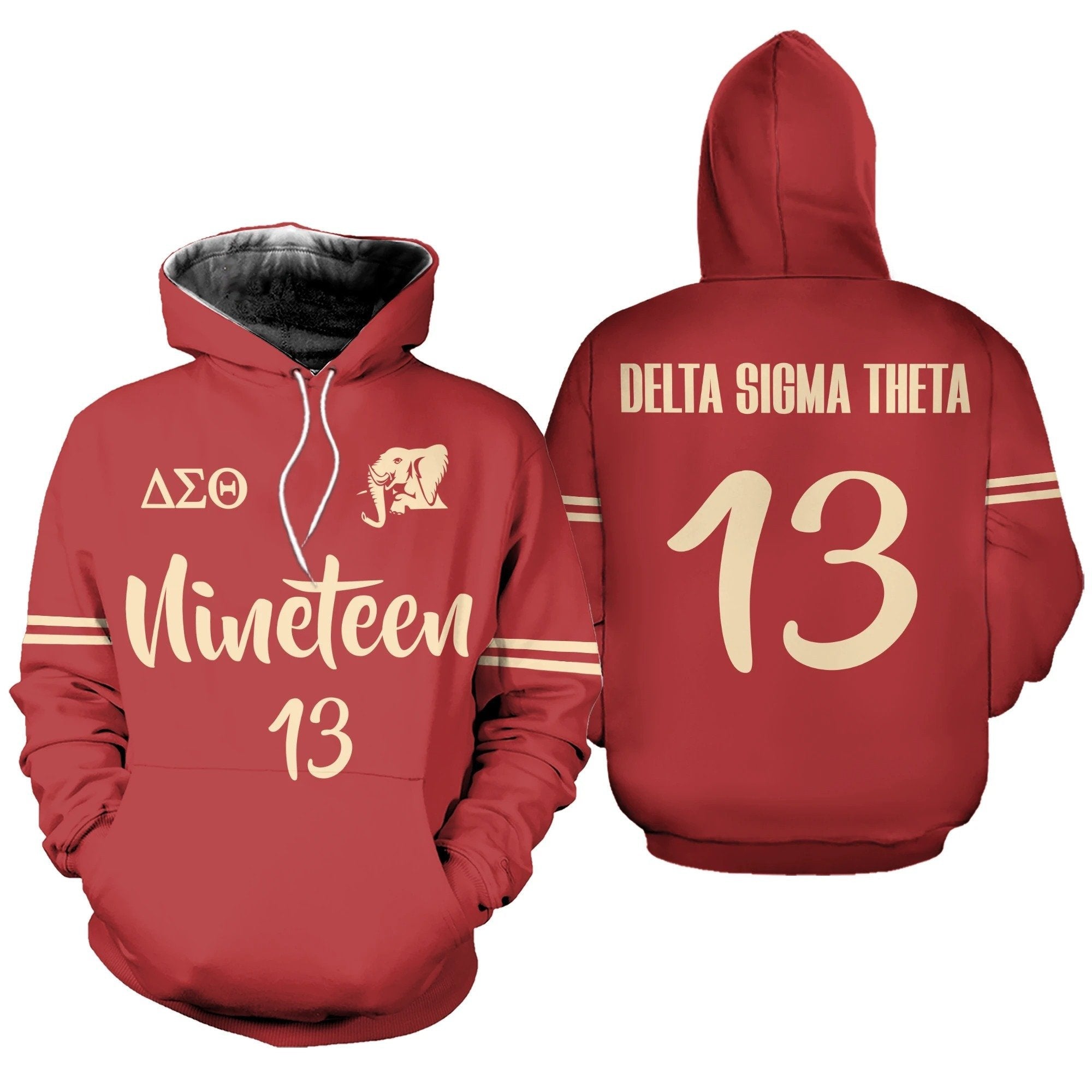 Sorority Hoodie – Delta Sigma Theta Ninteeen 13 Hoodie