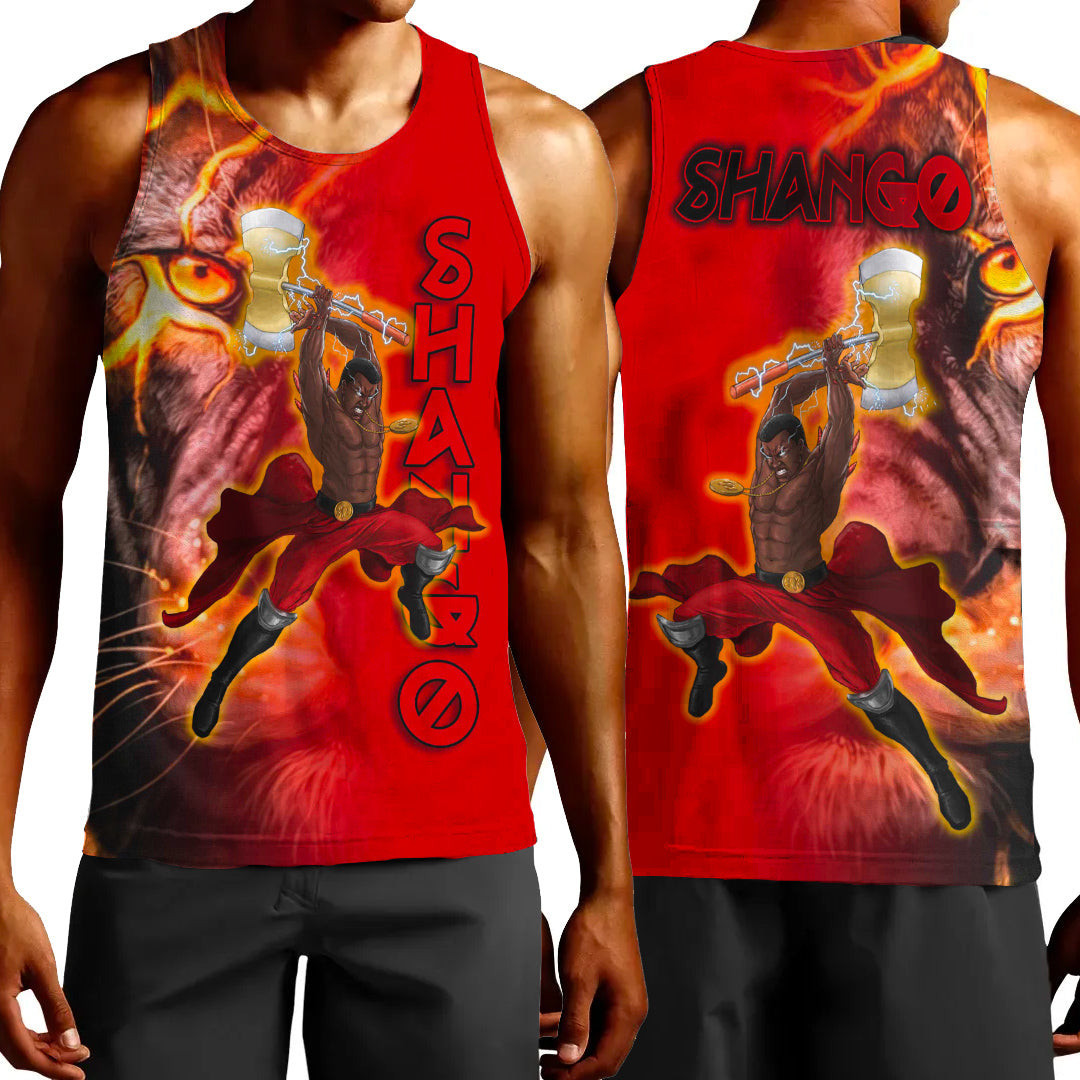 Africa Zone Clothing – Orisha Shango Lion Tank Top A35