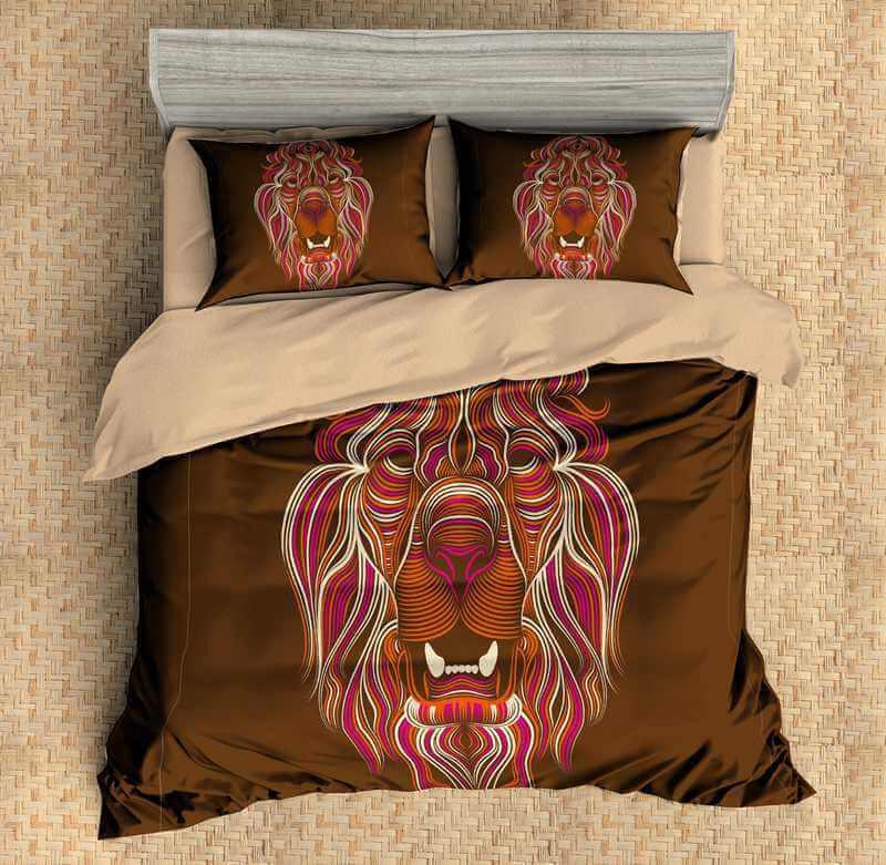 3D CUSTOMIZE LION BEDDING SET DUVET COVER SET BEDROOM SET BEDLINEN 1