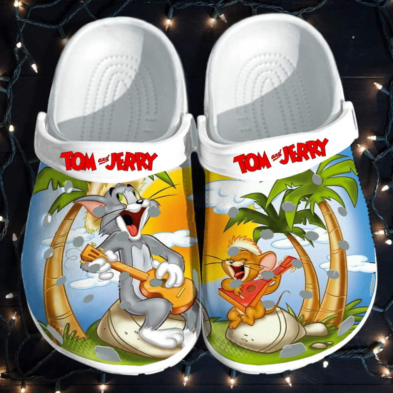 Tom and Jerry Crocs Crocband Shoes Clogs Comfortable for men women kids