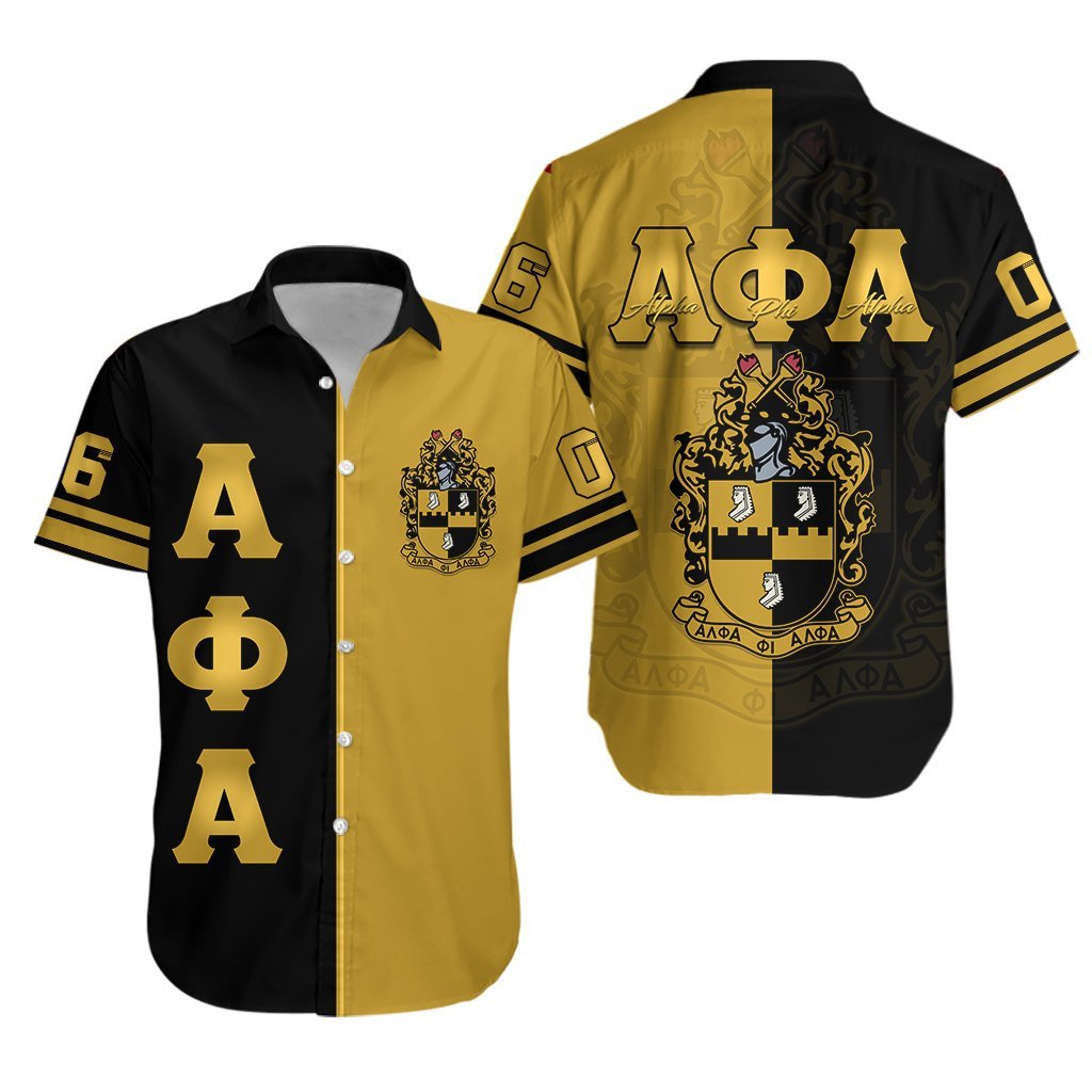 Alpha Phi Alpha Hawaiian Shirt Half Style Lt13