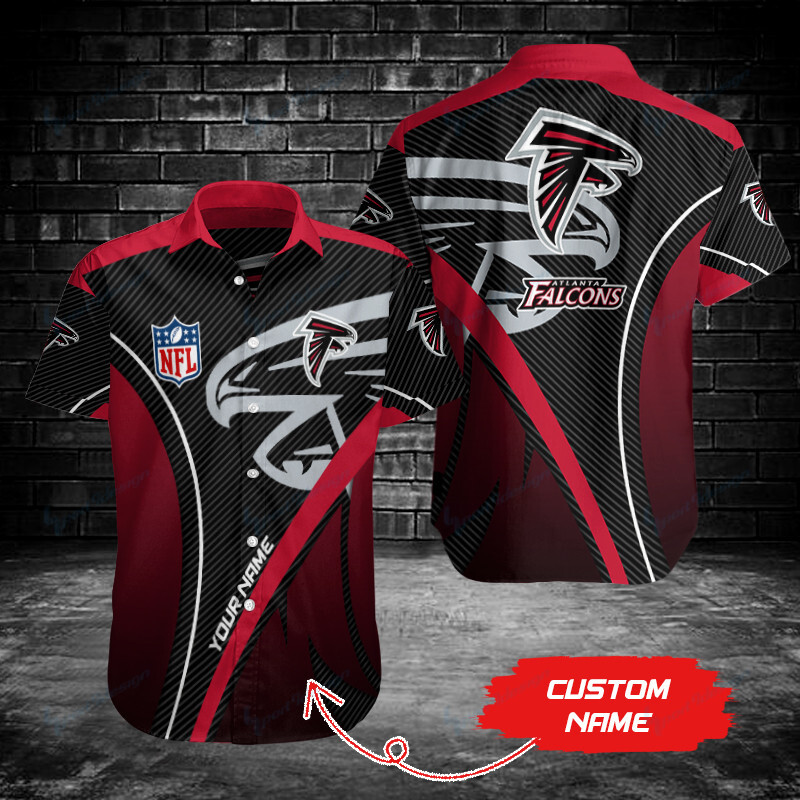 Atlanta Falcons Button Shirt Bg588