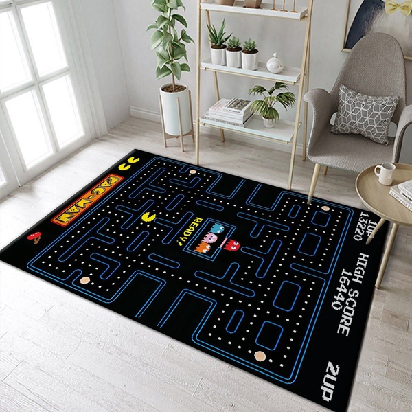 Pacman Floor Rug Living Room Rugs Floor Decor