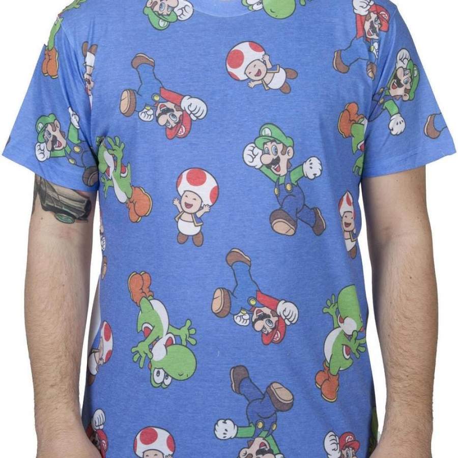 Mario and Luigi Sublimation Shirt