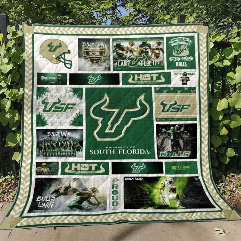 Bulls Unite USF Blanket TH0107 Quilt