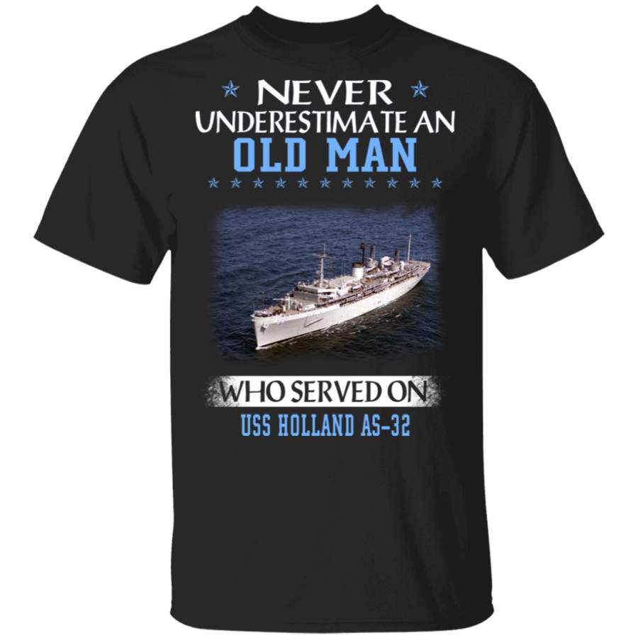 USS HOLLAND AS-32 Veterans Day Christmas Gift T-Shirt