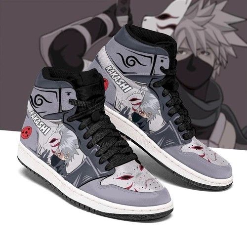 Kakashi Jd Sneakers High-Top Customized Jordan Shoes Gift For Fan Jordan Sneaker