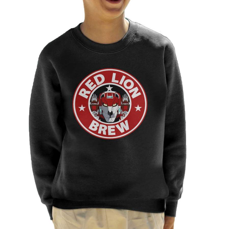 Voltron Red Lion Brew Coffee Kid’s Sweatshirt