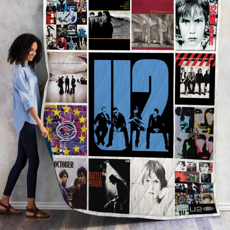 U2 Albums Quilt Blanket New