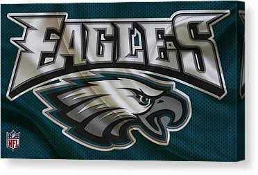 33 Philadelphia Eagles Joe Hamilton Canvas Print