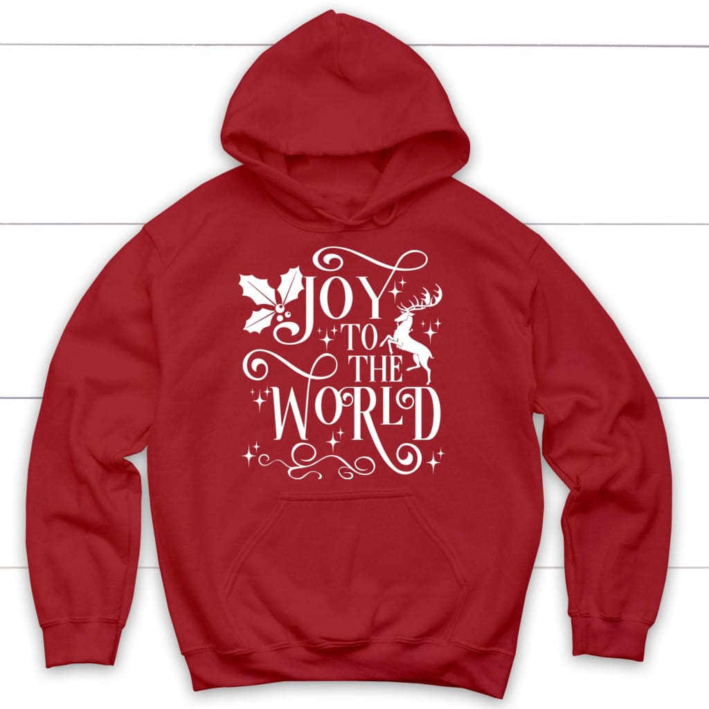 Christian Christmas Hoodie, Joy To The World Hoodie